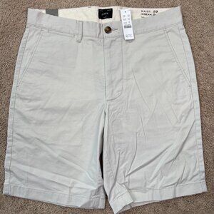 J Crew Shorts Mens 29 Tan NEW 9" Stretch Chino Golf Preppy Casual Resort NWT